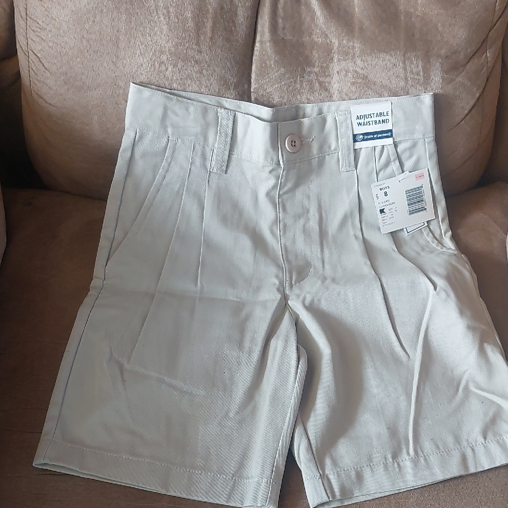 🏖 Boy's Adjustable Waistband Shorts - Tan